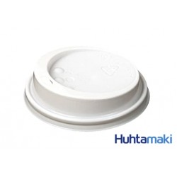 Capac din plastic Huhtamaki 250ml-330ml (8oz-12ozV) Alb