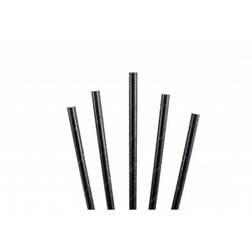 Paie BIO hartie 6mm BLACK amb idiv. 200 pcs/set